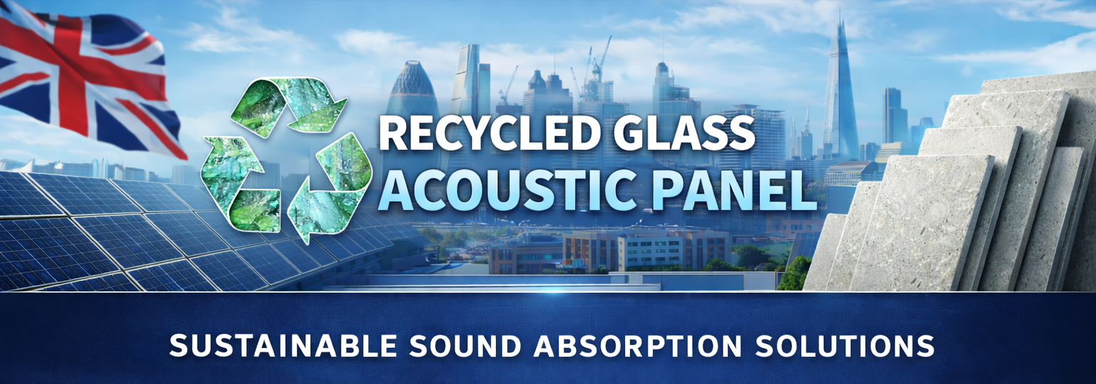 recycled glass acoustic panels