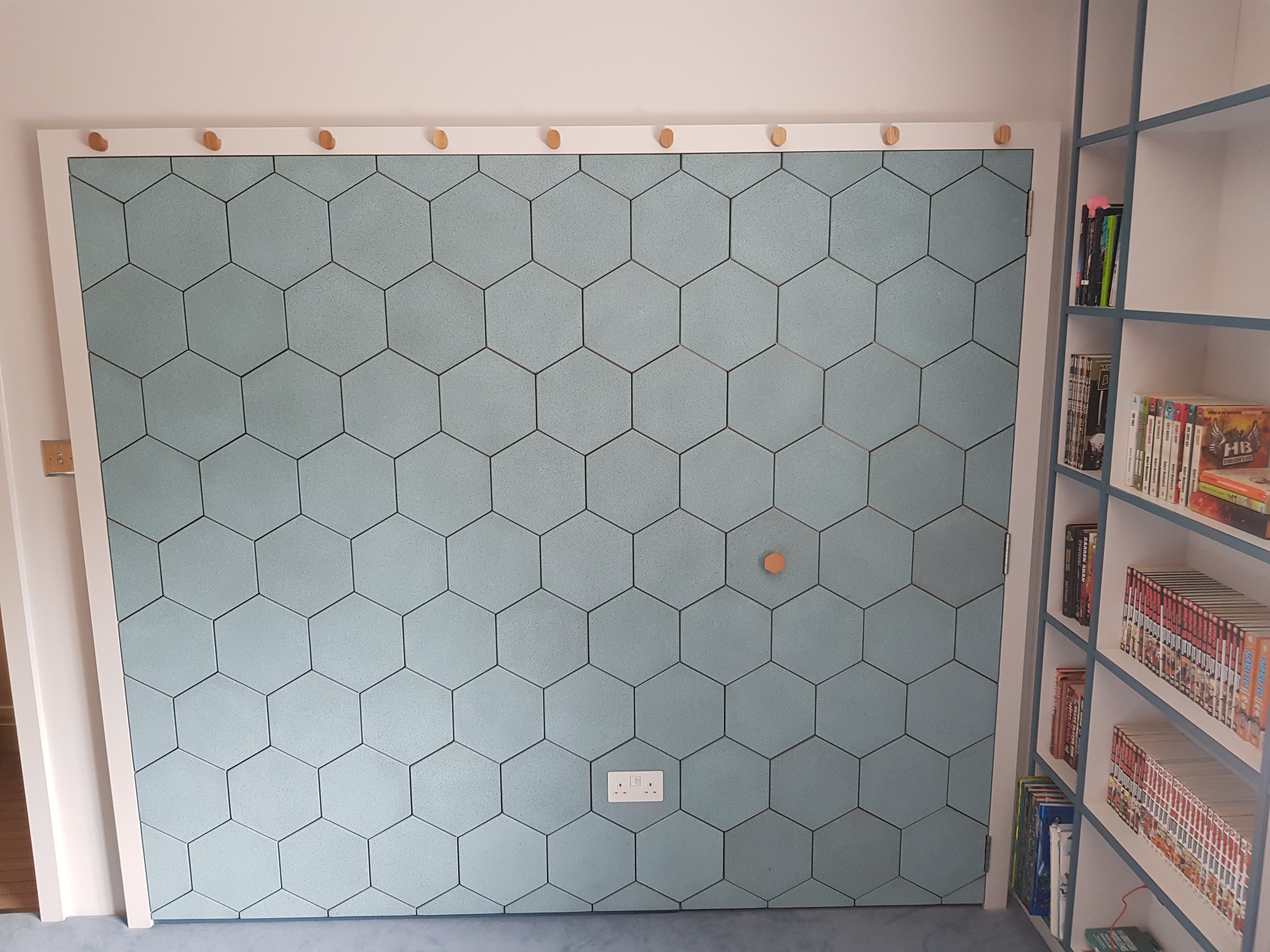 Hexagon acoustic panels - 1m2